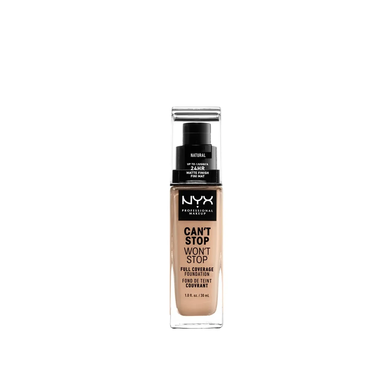 Nyx Professional Foundation Cant Stop Natural 30ML