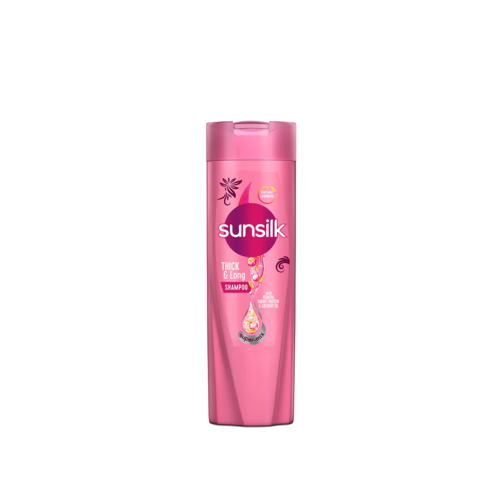 Sunsilk Shampoo Thick Long Pink Pk 360ML