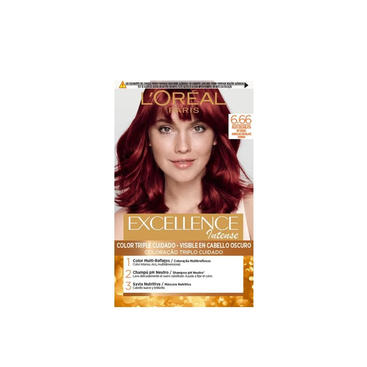 Loreal Excellence Hair Color 6.66