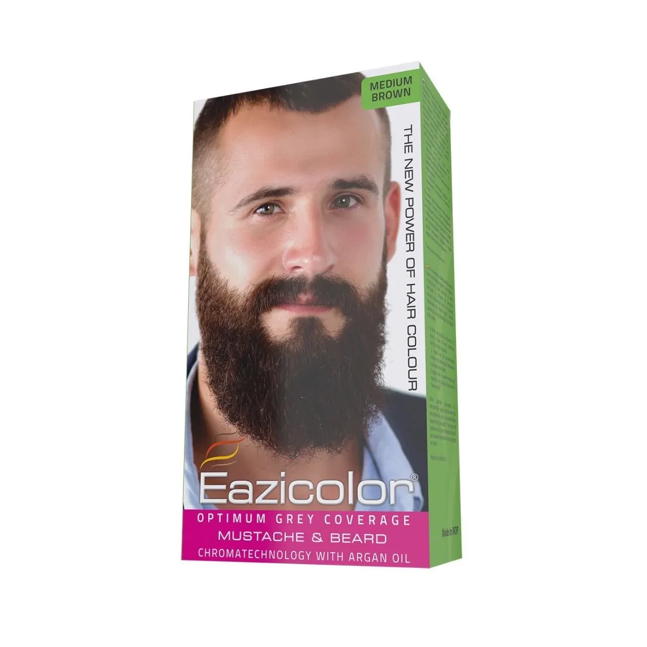 Eazicolor Men 4.0 Medium Brown Beard