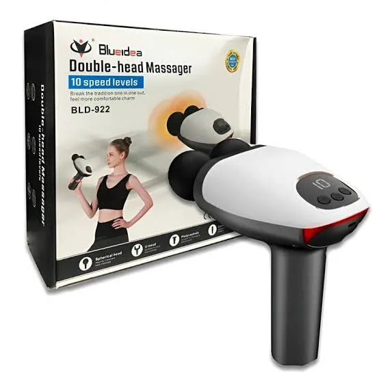 BlueIdea Electric Massager Dual Head 10 Speed Lvl BLD-922