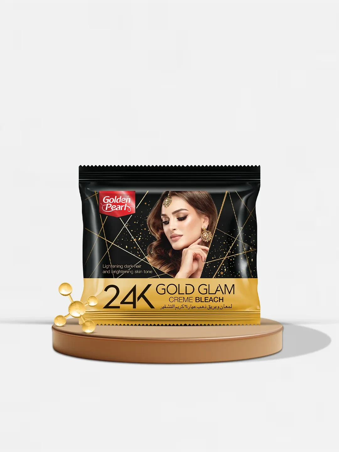 Golden Pearl Cream Bleach 24K Gold Sachet