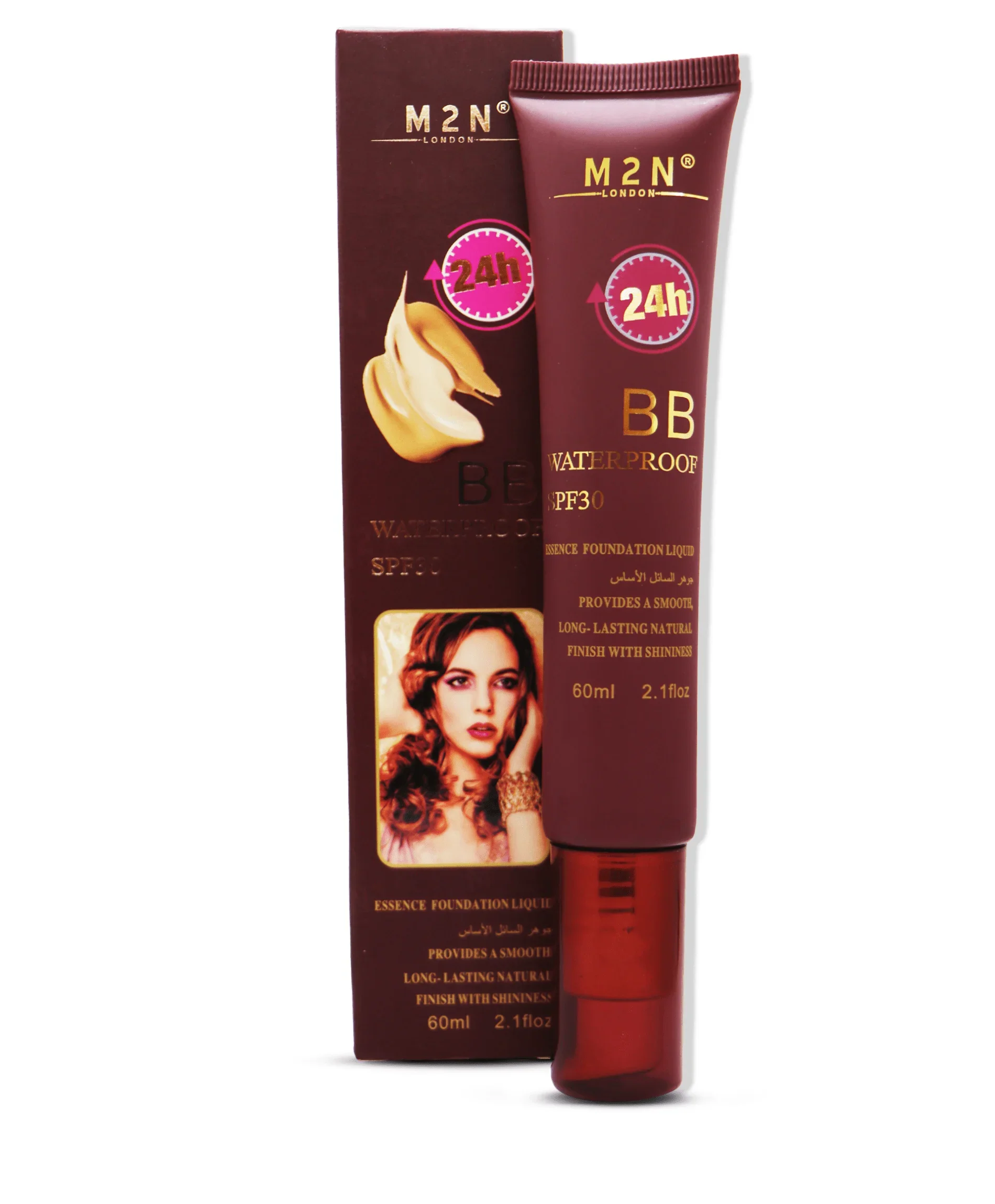 M2N Foundation 2129 BB Waterproof 24H 60ML 02