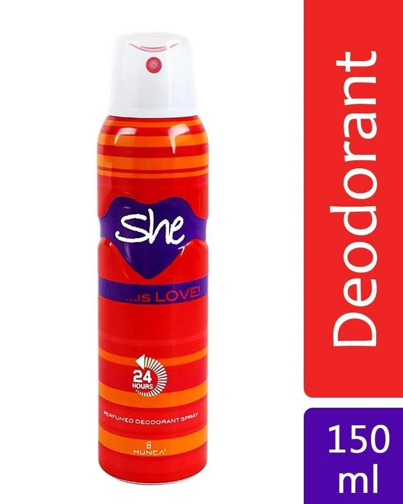 Hunca Deodorant Body Spray She Is Love 150ML