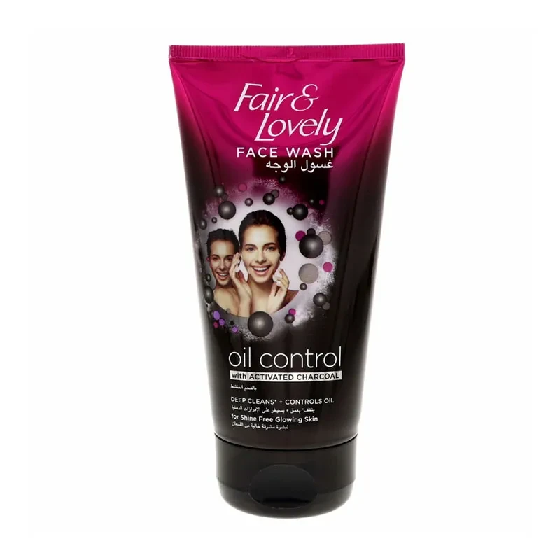 Fair And Lovely Face Wash Oil Control Pinkish Black 150G UAE