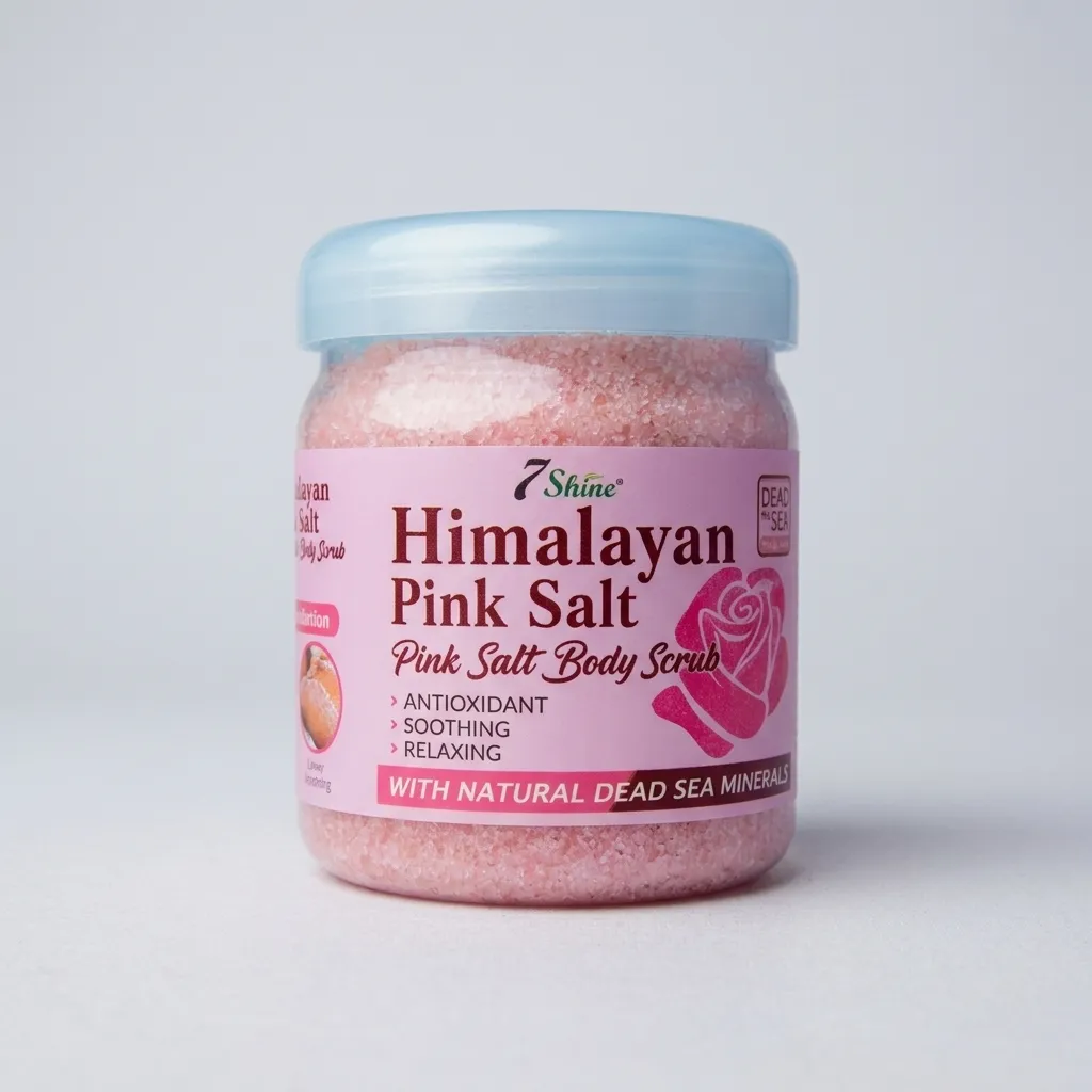 7Shine Himalayan Body Scrub Pink Salt 500G