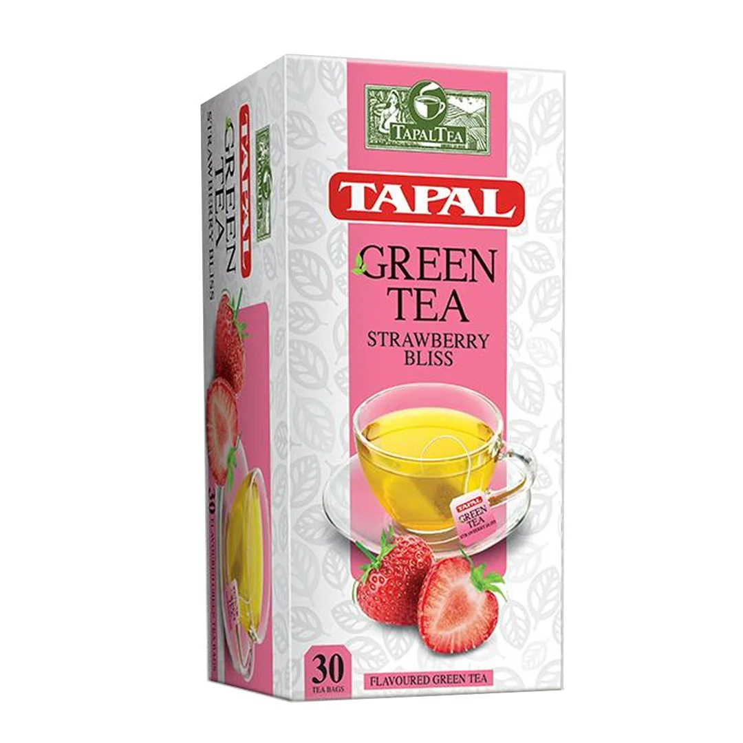 Tapal Green Tea Bags 30P Strawberry Bliss