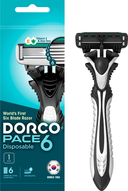 Dorco Razor Pace 6 Portable