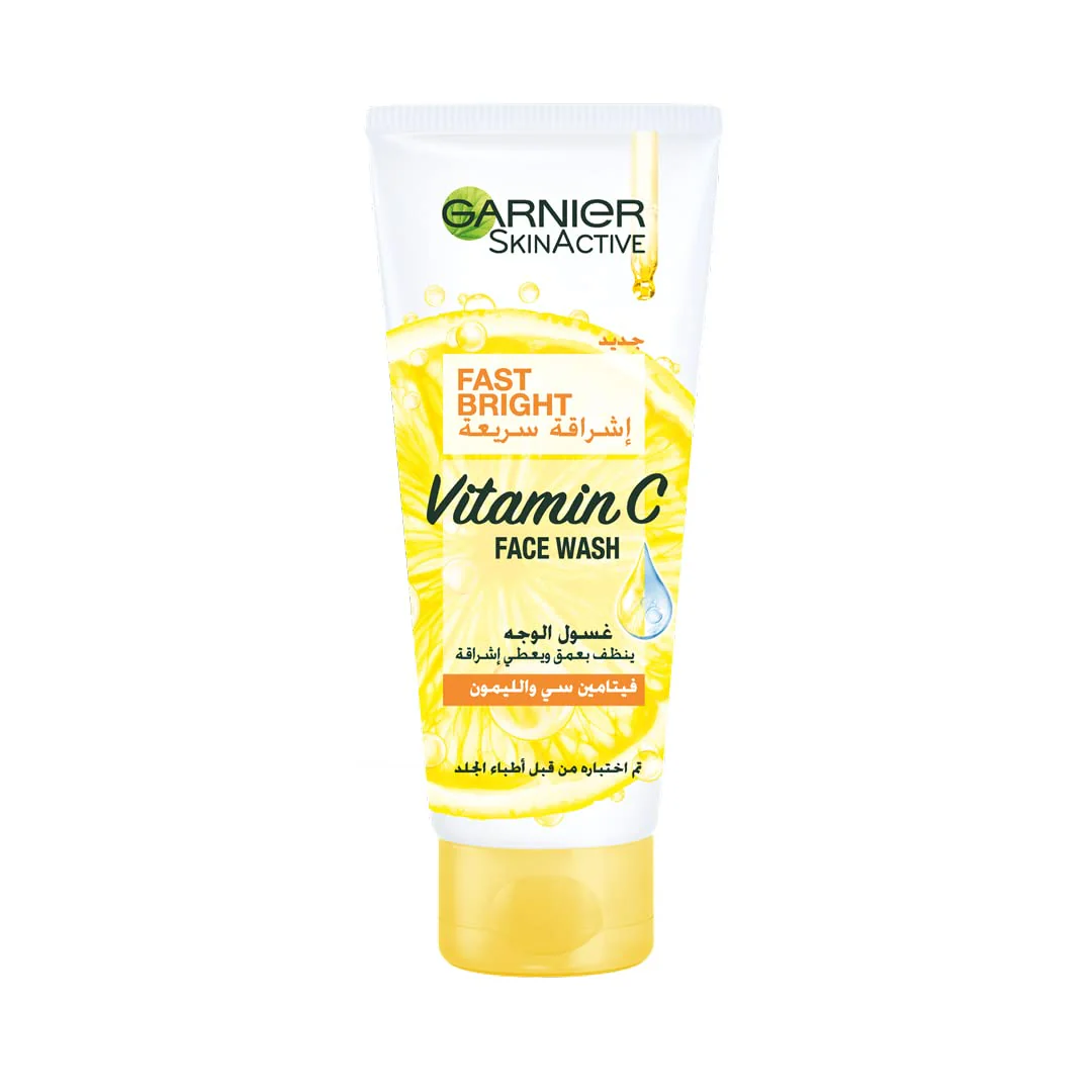 Garnier Face Wash Fast Bright Viamin C 100ML