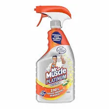 Mr Muscle Kitchen Cleaner Citrus Platinum Antibacterial Kitchen Spray 750ML