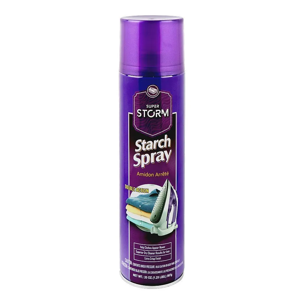 SUPER STORM Starch Spray DOUBLE ACTION 567G