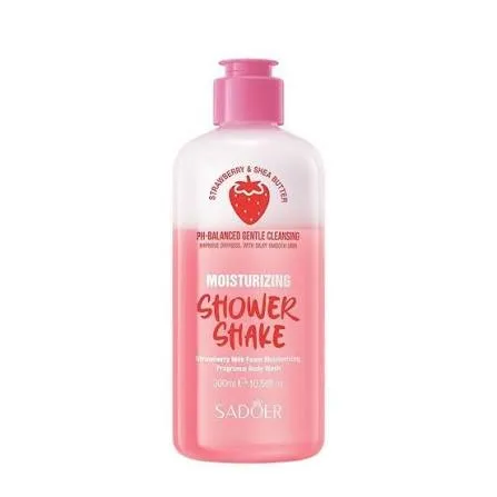 Sadoer Body Wash Shower Shake Strawberry & Shea Butter 300ML