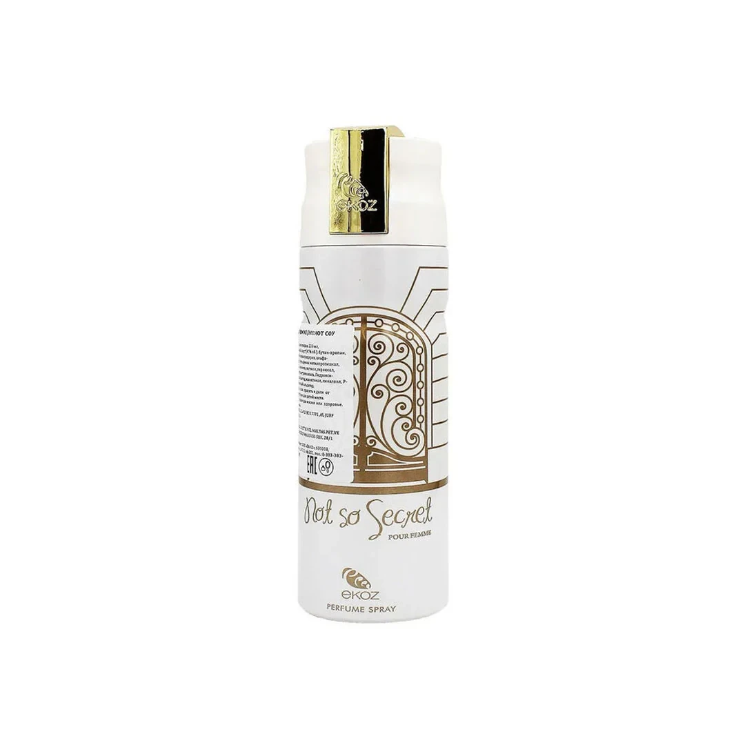 Ekoz Deodorant Body Spray Femme Not So Secret 200ML