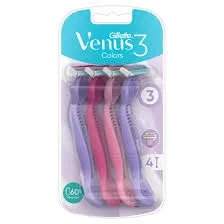 Gillette Razors Ladies Venus 3 Colors
