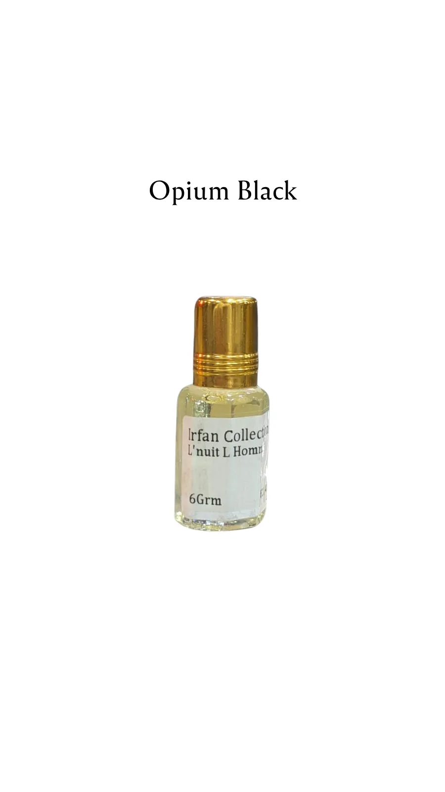 Concentrated Perfume Oil Attar Opium Black French Yves Saint Laurent Expressions 6ML