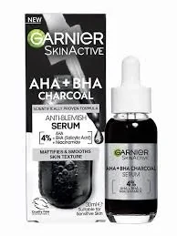 Garnier Face Serum Aha+Bha Charcoal 30ML