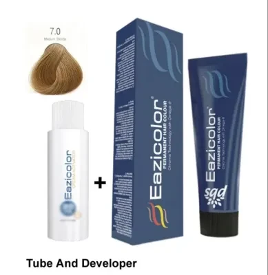 Eazicolor Tube 7.0 Medium Blond 60ML