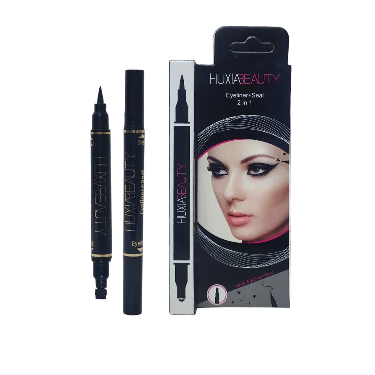 Huxia Beauty Eyebrow Marker Liner Waterproof 2 In 1 02 8150
