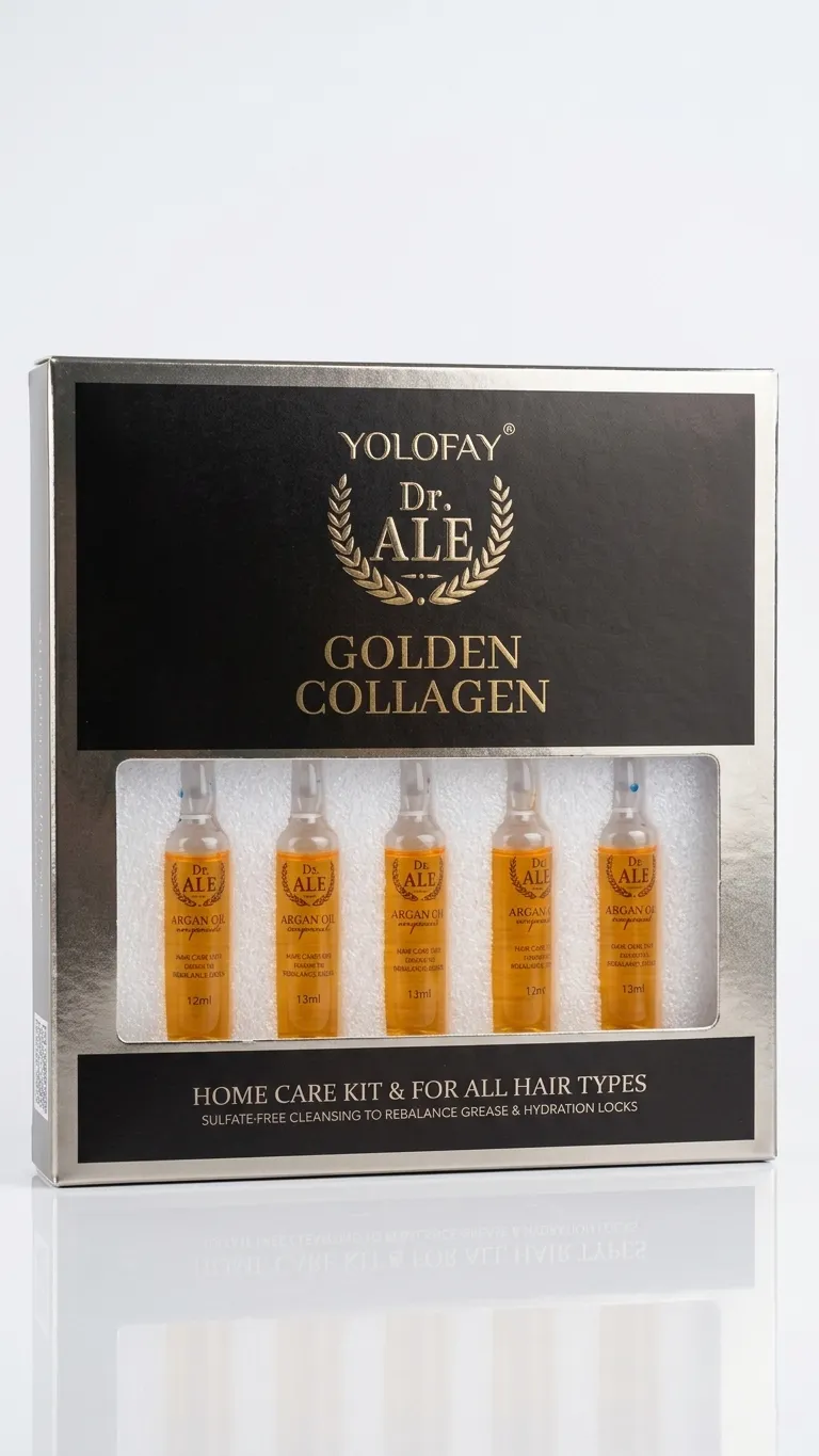 Yolofay Dr.Ale Hair Care Kit Golden Collagen All Hair Types