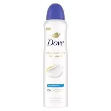 Dove Deodorant Body Spray Dry Nourished Beauty 107G