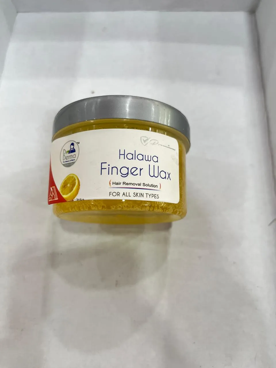 Dr Derma Halawa Finger Wax Lemon 200G