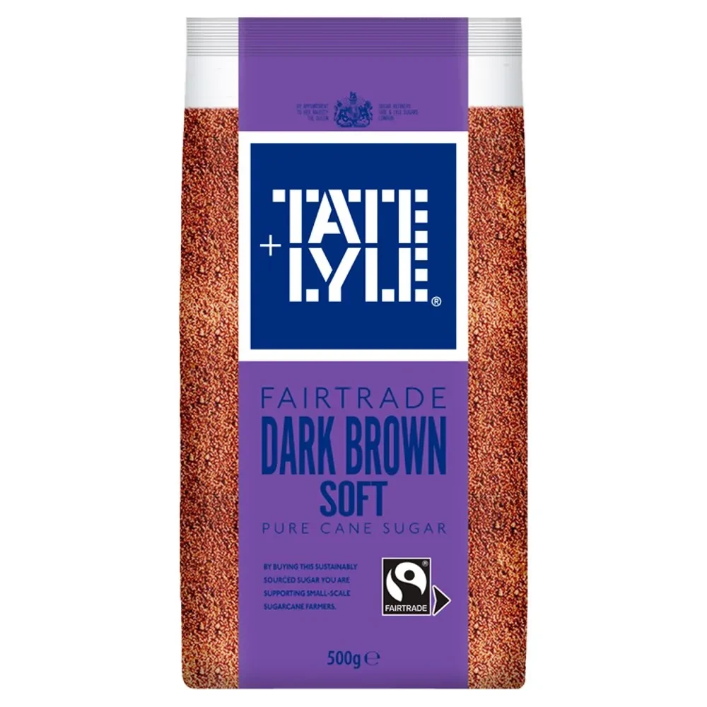 Tate And Lyle Pure Cane Sugar Dark Brown Soft 500G