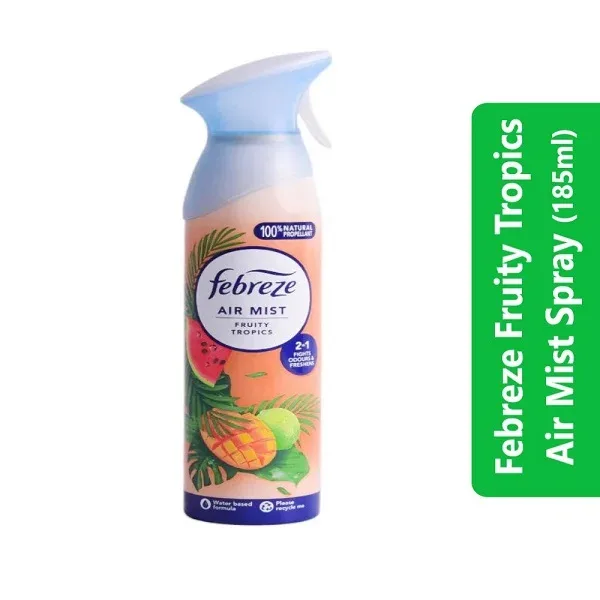 Febreze Air Freshener Zero Gas Fruity Tropics 185ML