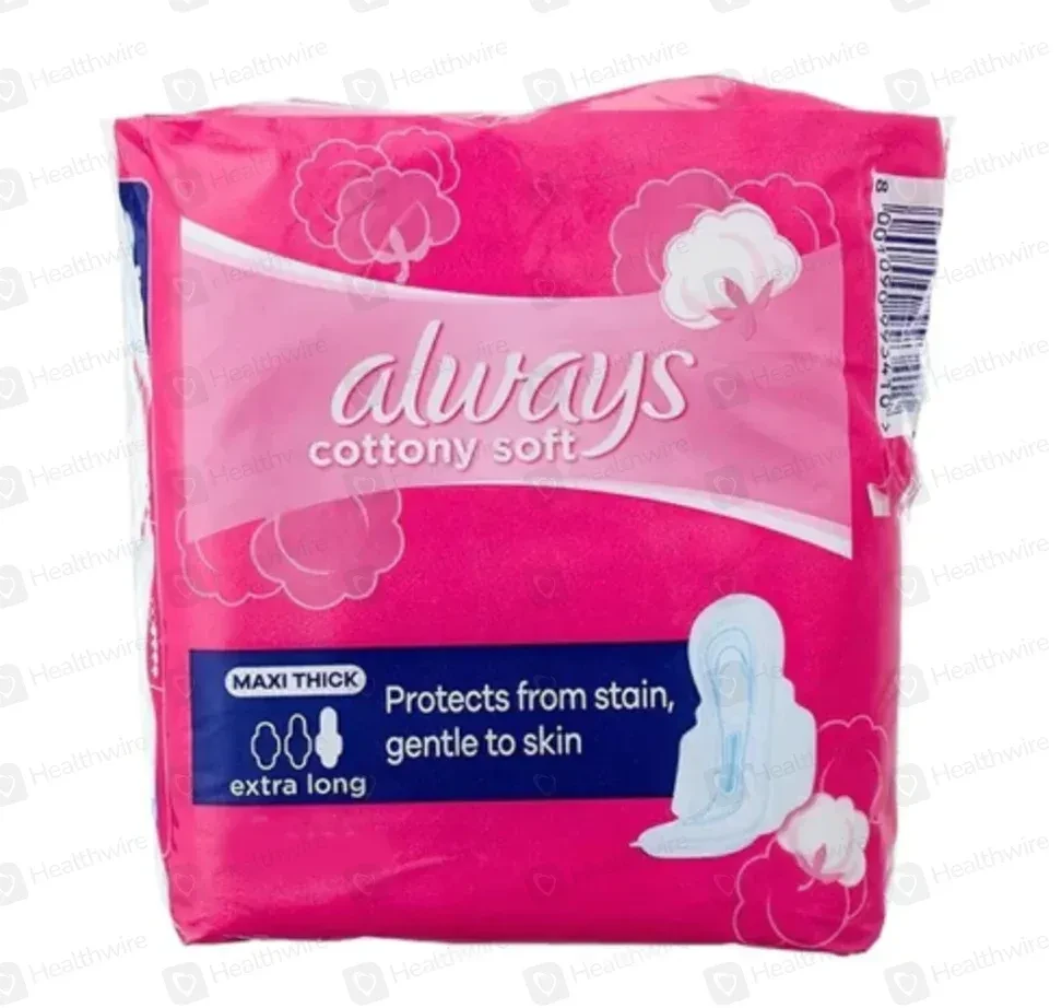 Always Cotton Soft Pink Maxi Thick XL 6PC