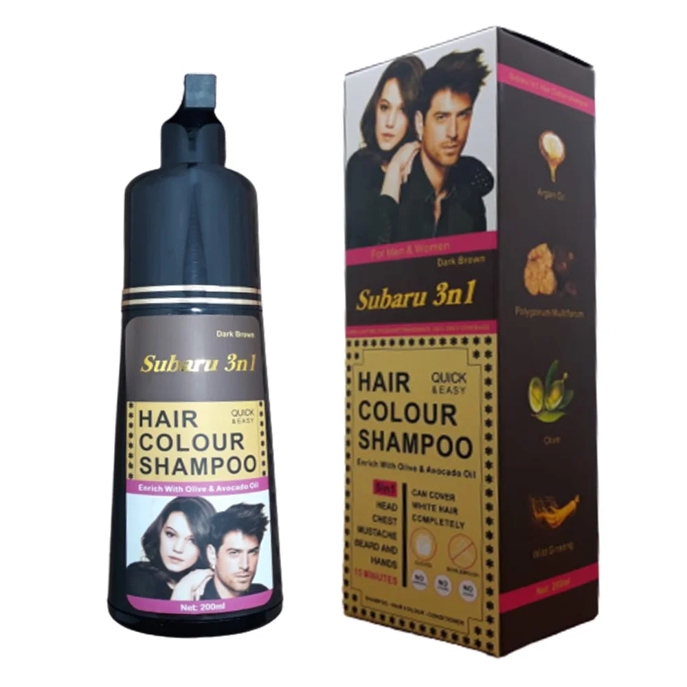 Subaru Color Shampoo 3in1 Black 200ML