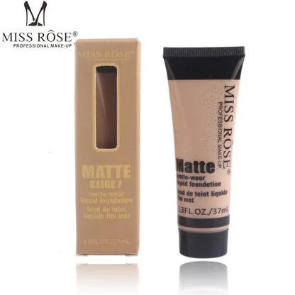 Miss Rose Foundation Matte Tube Natural 37ML
