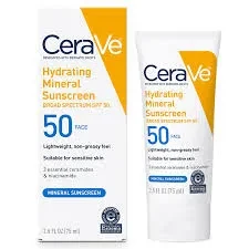 Cerave Sunscreen Hydrating Mineral SPF50 75ML