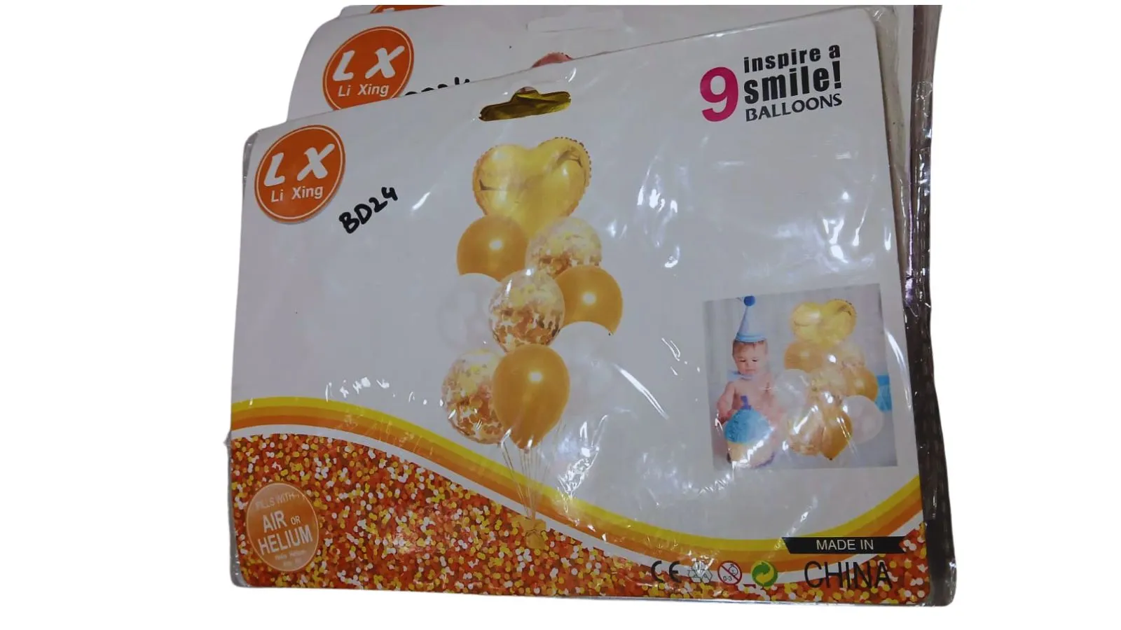 Birthday Celebration Foil Balloons Multi 9PCS