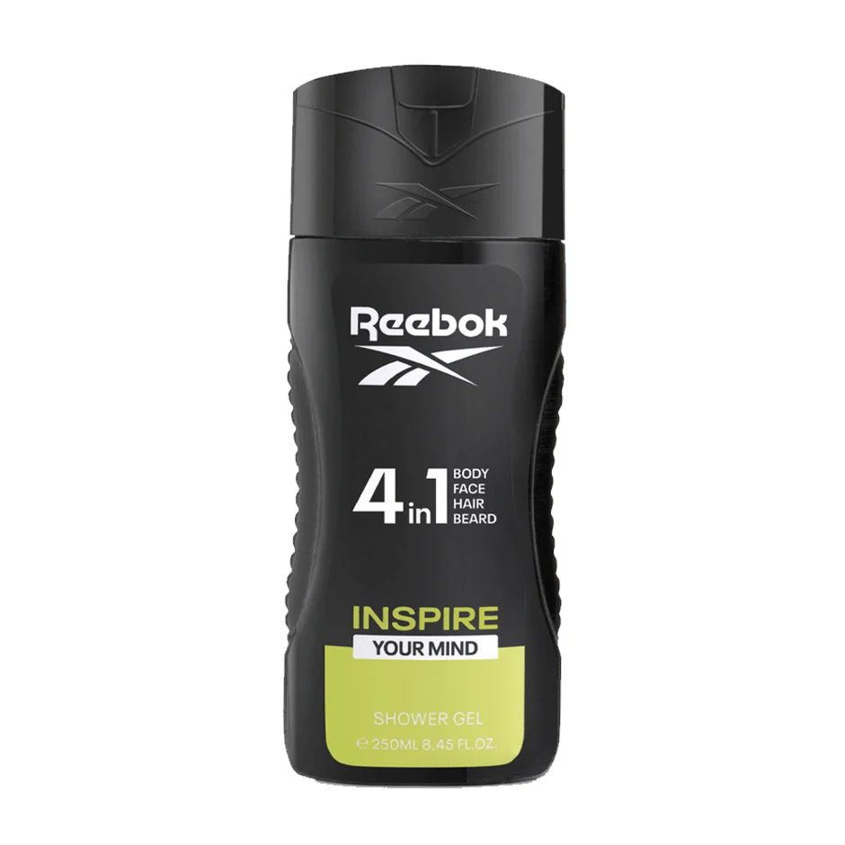 Reebok Shower Gel Body Wash Men Inspire Your Mind 4in1 400ML