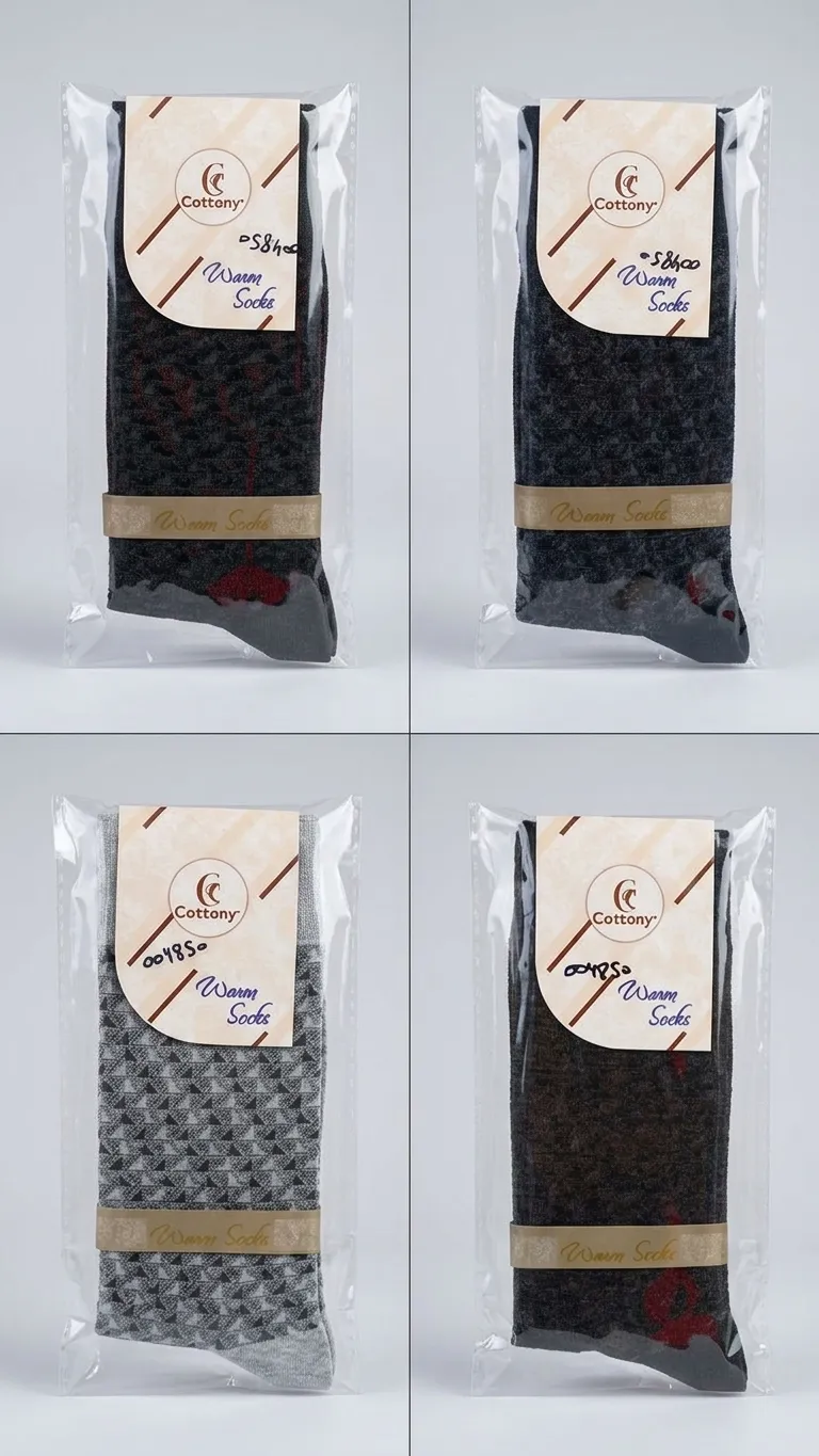 Cottony Warm Socks Mix 01