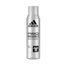 Adidas Deodorant Body Spray Men Pro Invisible Silver 150ML