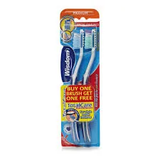 Wisdom Toothbrush Total Care Medium Twin Pack