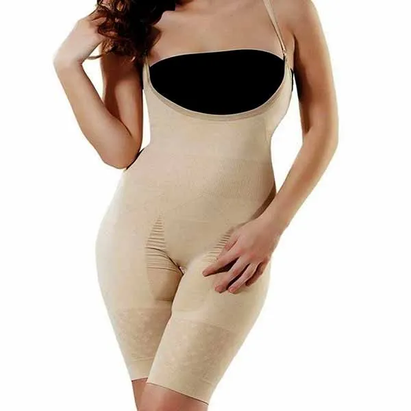 Belleza Body Shaper 19185 Skin Color Under Bust Full Body L-XL