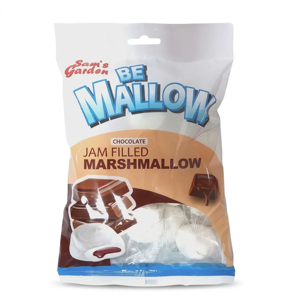Be Mallow Marshmallow Chocolate And jam Filled 100G