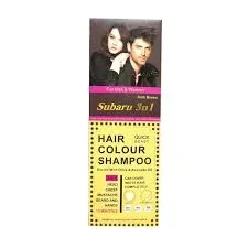 Subaru Color Shampoo 3 In 1 Dark Brown 200ML