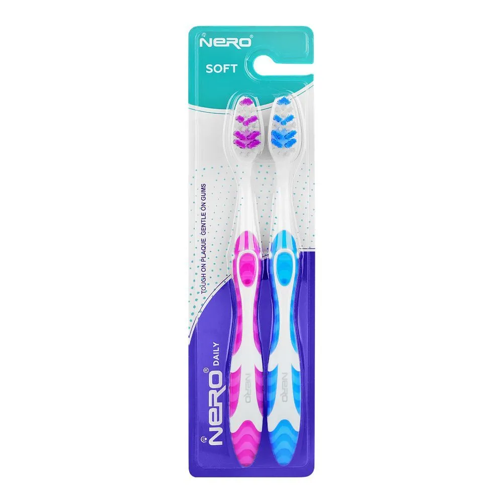 Nero Toothbrush 2 Pack Daily Soft K407