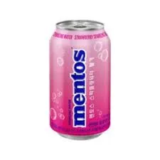 Mentos Sparkling Water Strawberry 355ML