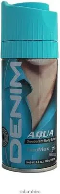 Denim Deodorant Body Spray Aqua 150ML