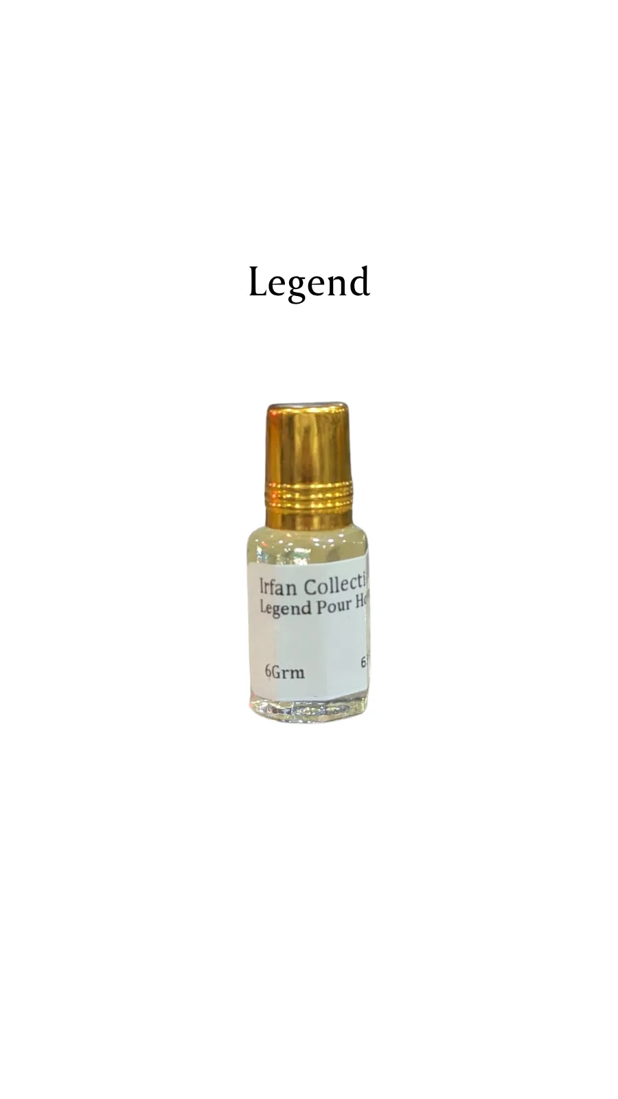 Concentrated Perfume Oil Attar Legend Pour Homme French Parfex 6ML