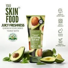 Vibrant Beauty Clay Mask Avocado Detoxifying 200ML