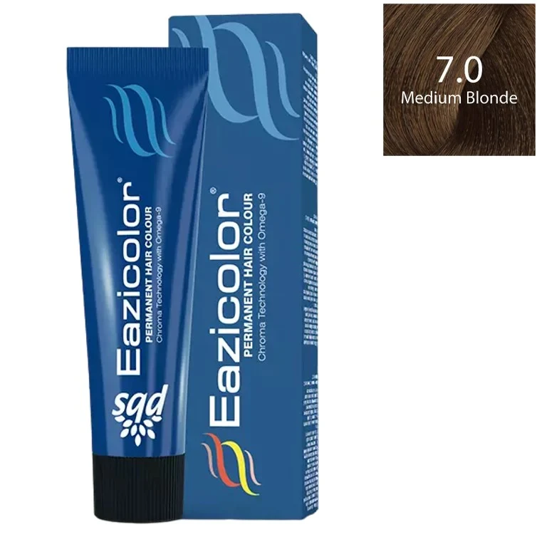 Eazicolor Tube 7.00 Cool Natural Medium Blonde 60ML