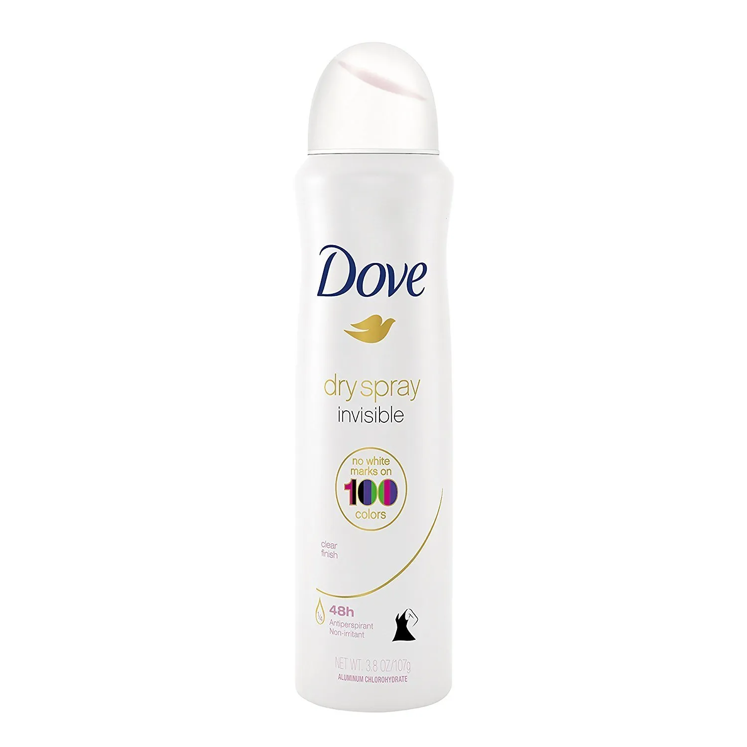 Dove Deodorant Body Spray Dry Clear Finish 107G