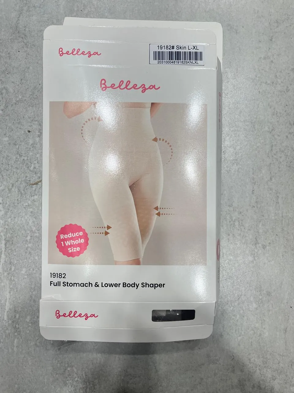 Belleza Body Shaper 19182 Skin Color Full Stomach And Lower Body L-XL