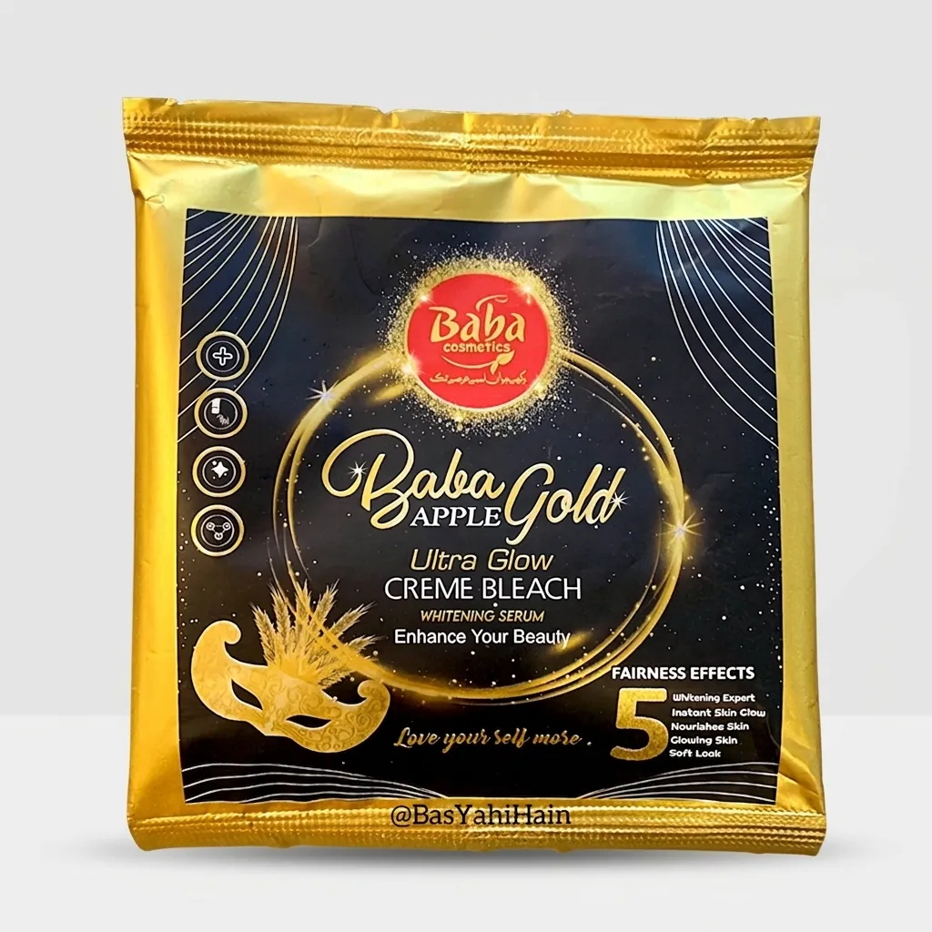 Baba Cosmetics Baba Gold Creme Bleach Sachet