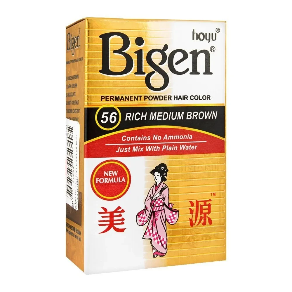 Bigen Hair Color Rich Medium Brown 56 PK