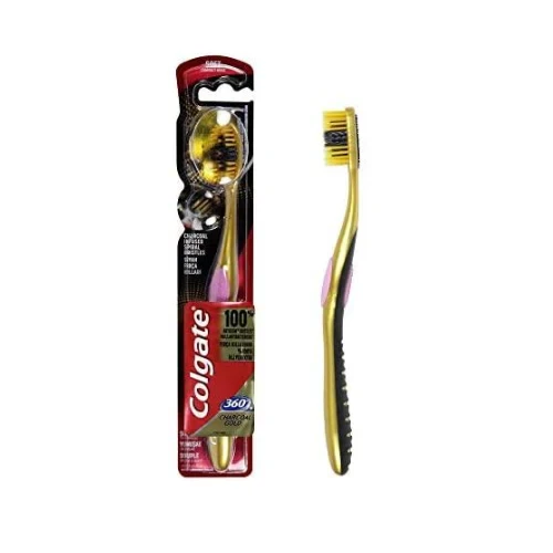 Colgate Toothbrush 360 Charcoal Gold Soft